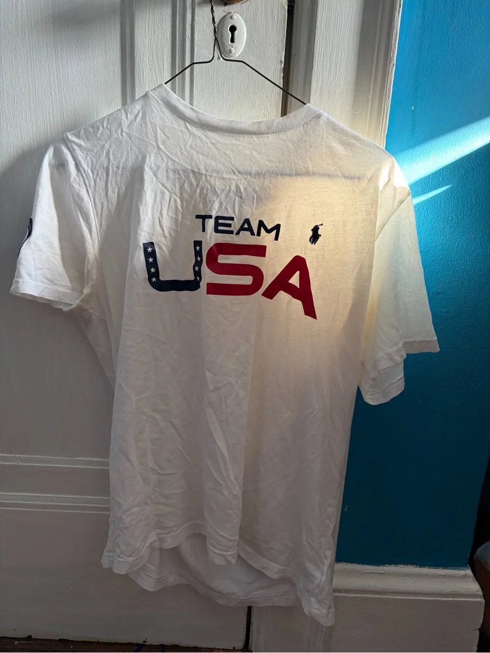 Polo by Ralph Lauren White Team USA Graphic Tee